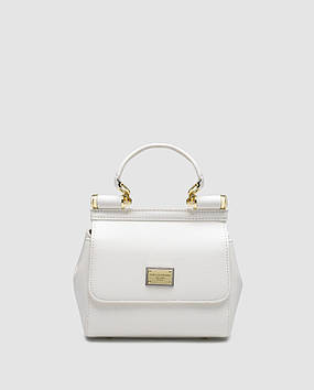 💎 Dolce&Gabbana Sicily Handbag White 18 х 14 х 6 см