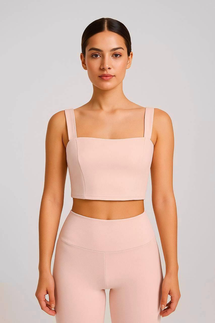 Бежевий базовий жіночий топ, 900 креп-дайвінг. Молодіжні майки топи.