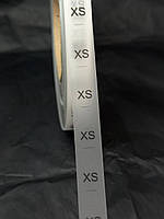 Бірки силіконові XS розмірні Напівпрозора матова біла стрічка оптом 15 мм, 68 м