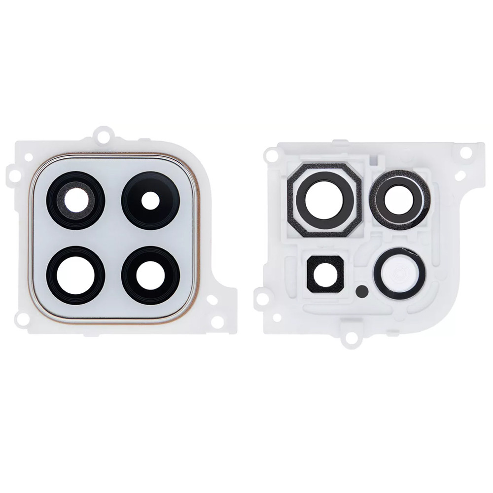 Скло камери Samsung Galaxy A22 5G A226B (біле у рамці), фото 1