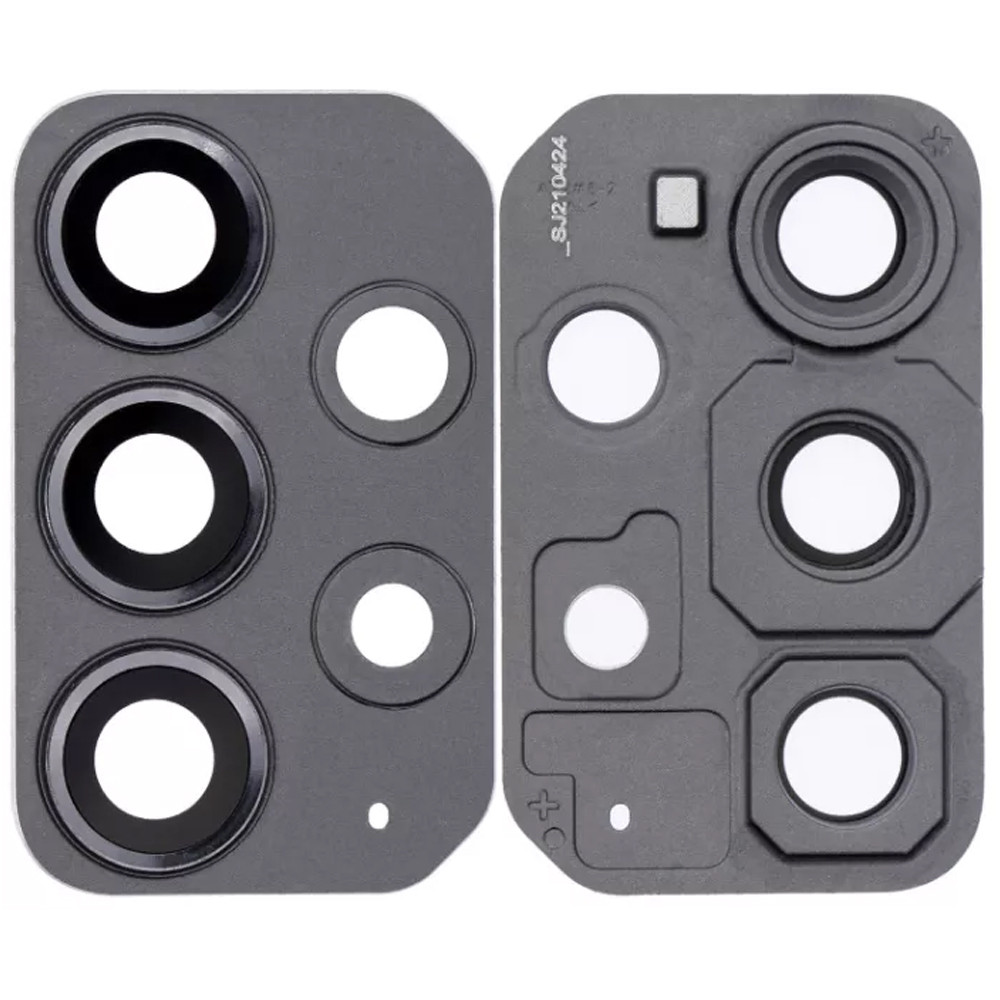 Скло камери Samsung Galaxy A72 A725F A72 5G A726B у рамці (чорне), фото 1