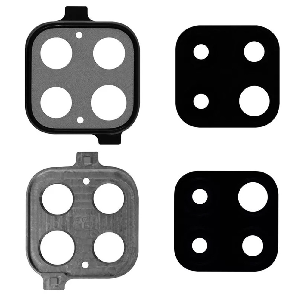 Скло камери Huawei P40 Lite JNY-LX1 (чорне у рамці), фото 1