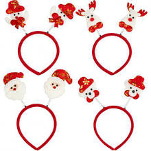 Ободок новорічний «Святковий настрій» 2506