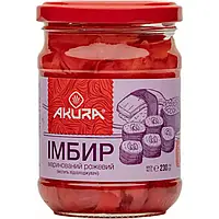 Імбир Маринований рожевий ТМ AKURA 230 г