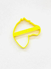 Пластикова Вирубка для пряника Лоша голова