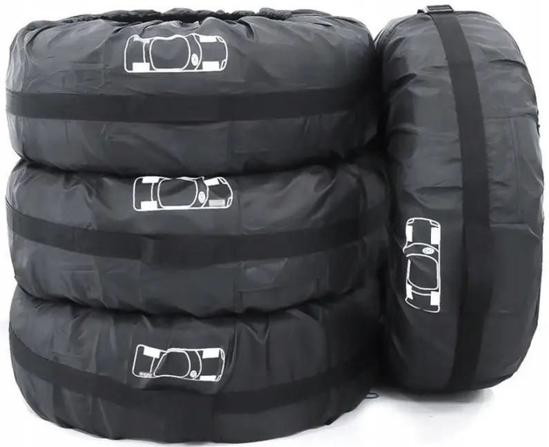 Комплект чохлів для коліс із ручками 4 шт R15-R17, фото 1