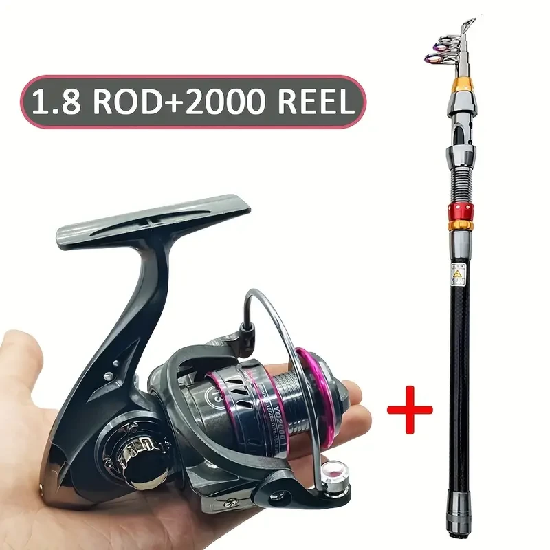 Спінінг 1.8м + котушка FD 2000( металева шпуля), фото 1