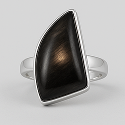 Гіперстен срібна каблучка, 0606ЛГ