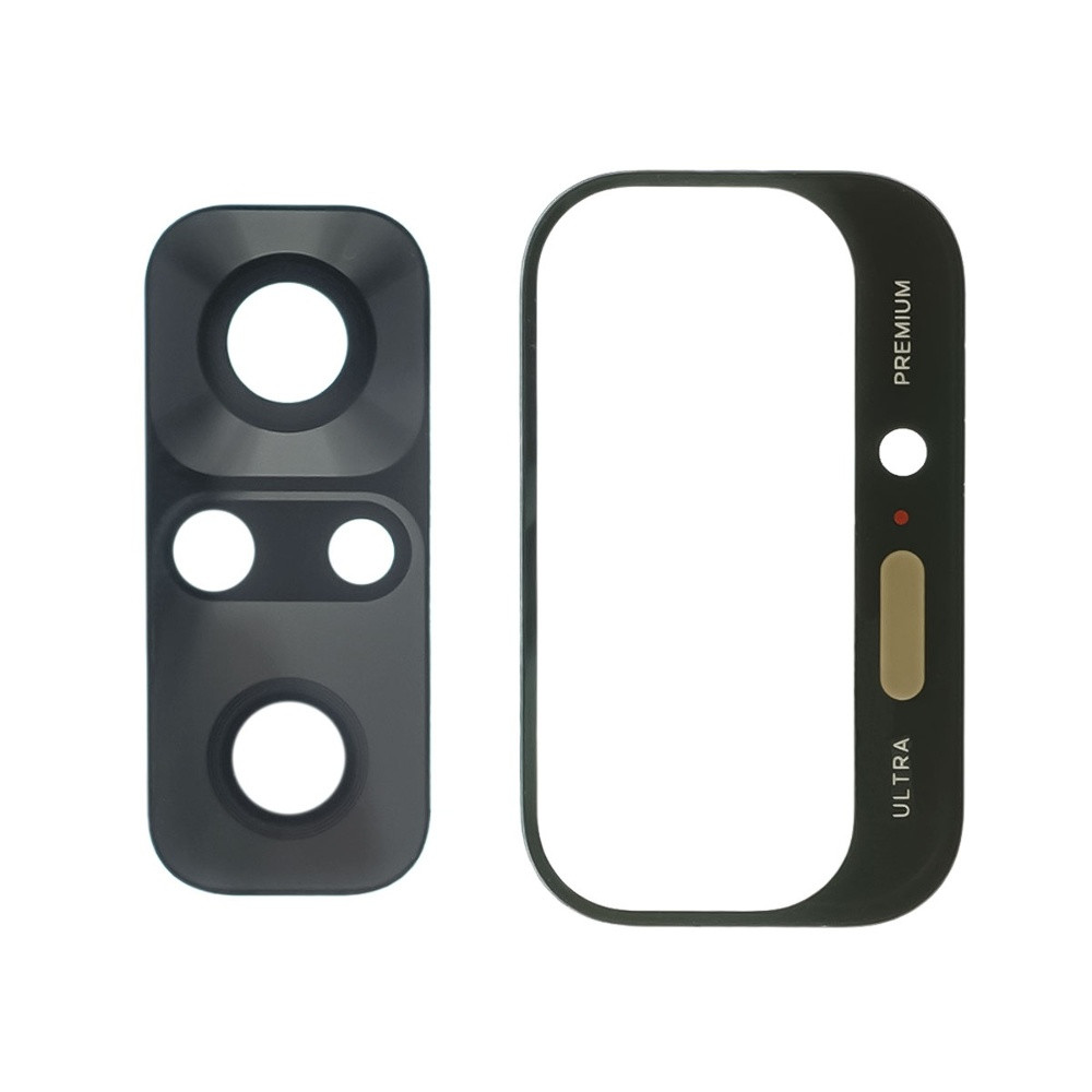 Скло камери Xiaomi Redmi Note 10 Pro з рамкою black, фото 1