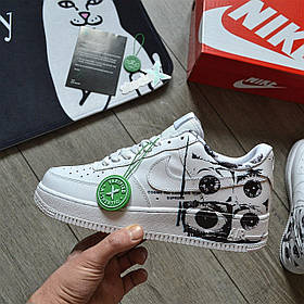 Чоловічі кросівки Nike Air Force 1 Low x Supreme x Comme des Garçons White | Лаконічний стиль і комфорт