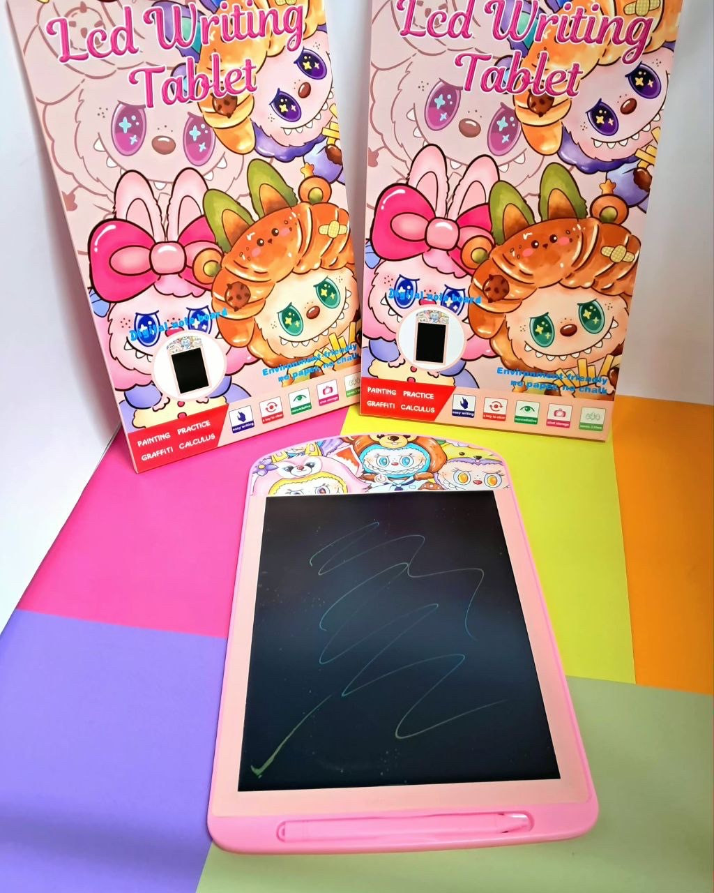 Планшет дитячий для малювання LCD-лабубу 31*19 см, фото 1