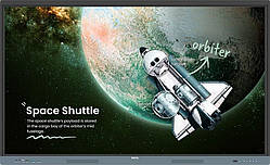 Інтерактивна панель 75" BenQ RE7504, IPS, UHD, 128Гб, колонки, кріплення, чорна