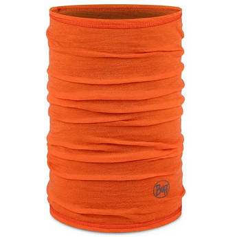 Lightweight Merino Wool Buff solid poppy