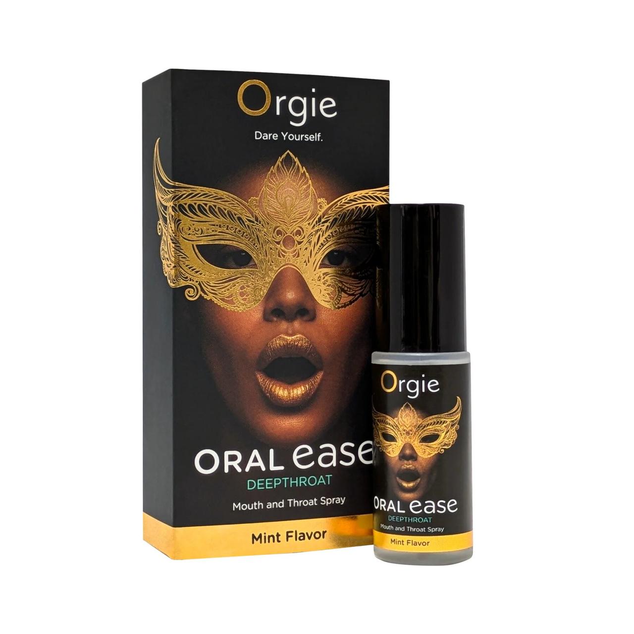 Спрей для глибокого мина Orgie Oral Ease Deepthroat, м'ятний, без аностетиків, 15 мл