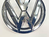 Емблема решітки радіатора Volkswagen Touran 11-15 1T0853601E, фото 3