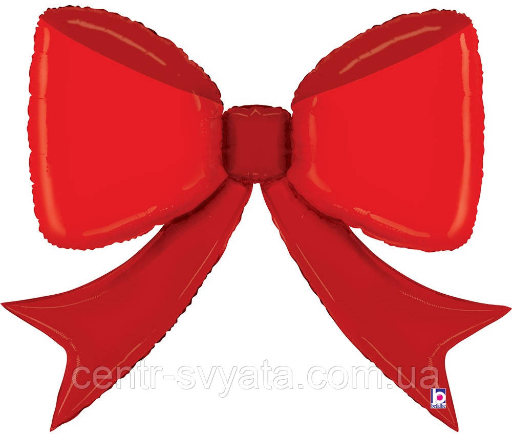 Фольгована кулька Grabo 41"(90х73 см) Бант червоний
