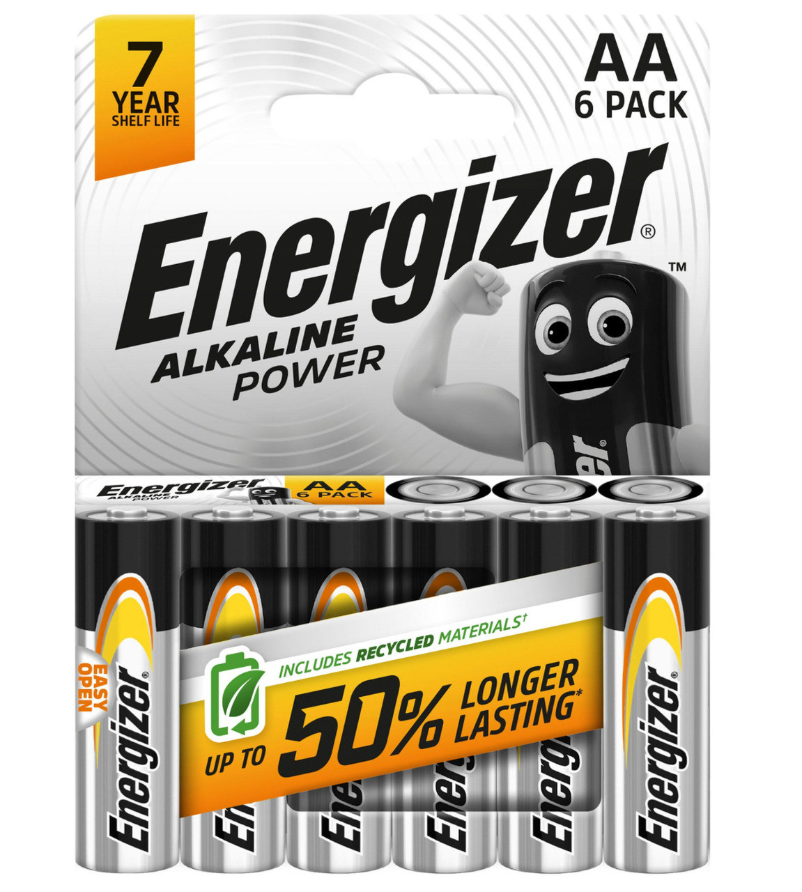 Батарейка Energizer AA  Alkaline POWER (ціна за 6шт/блістер), фото 1
