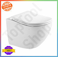 TS Унітаз підвісний Koer ергономічний із Extra Line системою змиву TORNADO 3.0 для туалету санітарний прилад SHT55_Q