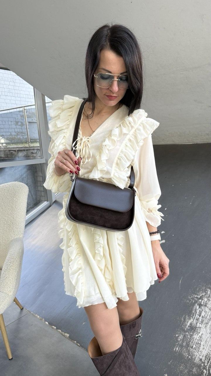 Сумки жіноча ,коричнева, фото 1