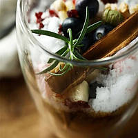 Стакан для латте і кави з подвійним дном 470 мл універсальний аксесуар для гарячих і холодних напоїв