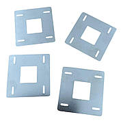 Нікельований квадрат для пайки акумуляторів 30.5×30,5×0,2 мм - 1 шт