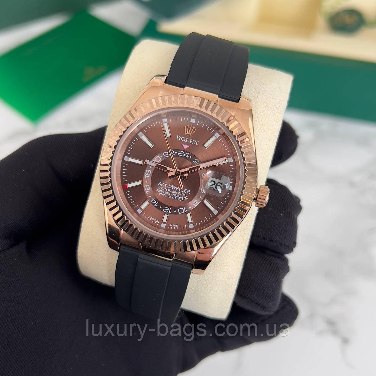 Годинник чоловічий Rolex Sky-Dweller Ролекс, фото 1