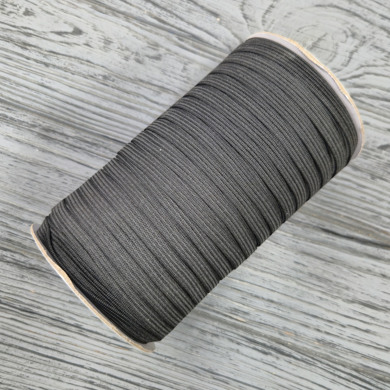 Гумка петельна 3 мм (130 м) Чорний