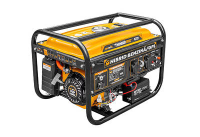 Генератор бензин\газ THUNDER 3100 3.1 кВт, з 4-тактним двигуном, однофазний, бак 15 л