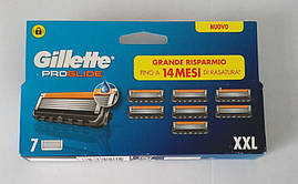 Касети Gillette Fusion Proglide 7 шт. ( Картриджі леза жилет Фюжин проглейд Оригінал)