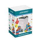 Контейнер для блоків, коробка , органайзер з відділеннями, великий 4-поверховий KRUZZEL, фото 2