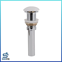 Донний клапан для раковини Qtap PU02 225х70х70 White