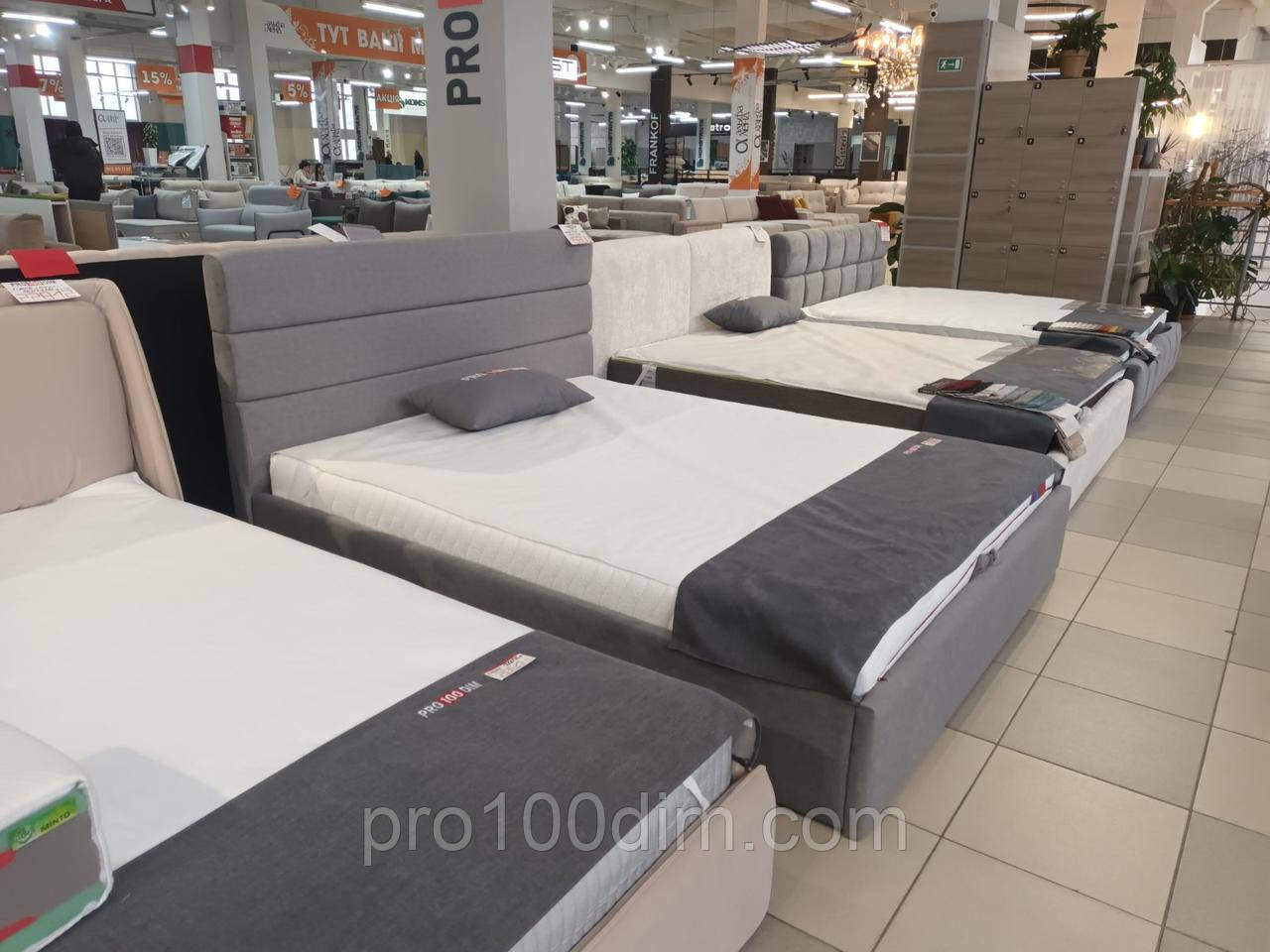 Ліжко двоспальне Ріта з підйомним механізмом, фото 1