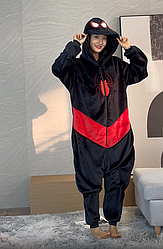 Кігурумі Spiderman Людина Павук чорний на зріст 175-185 см розмір XL