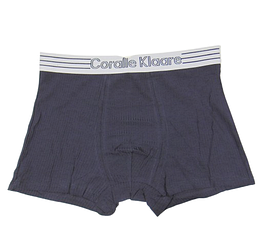Труси боксери в рубчик XL темно-сірі Coralle Klaare 37336