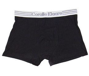 Труси боксери в рубчик XL чорні Coralle Klaare 37336