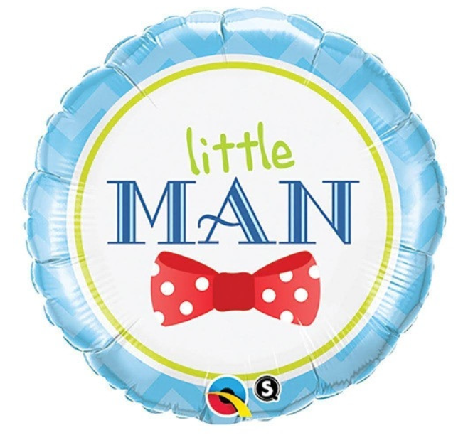Фольгована куля з гелієм 46 см МАЛЕНЬКИЙ ДЖЕНТЕЛЬМЕН, фото 1