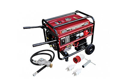 Генератор бензин/газ Satra S-THOR5500ELPG 5/5.5 кВт, з 4-тактним двигуном, однофазний, бак 25 л