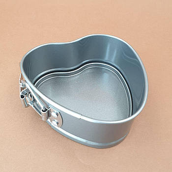 Залізна форма для випічки бенто-торта Серце 11 см