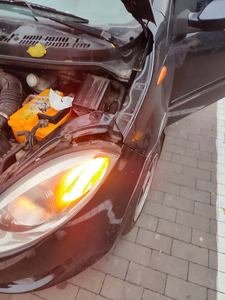 Комплект LED ламп 1156 BAU15S PY21W 2шт ЖОВТА - фото покупців 1