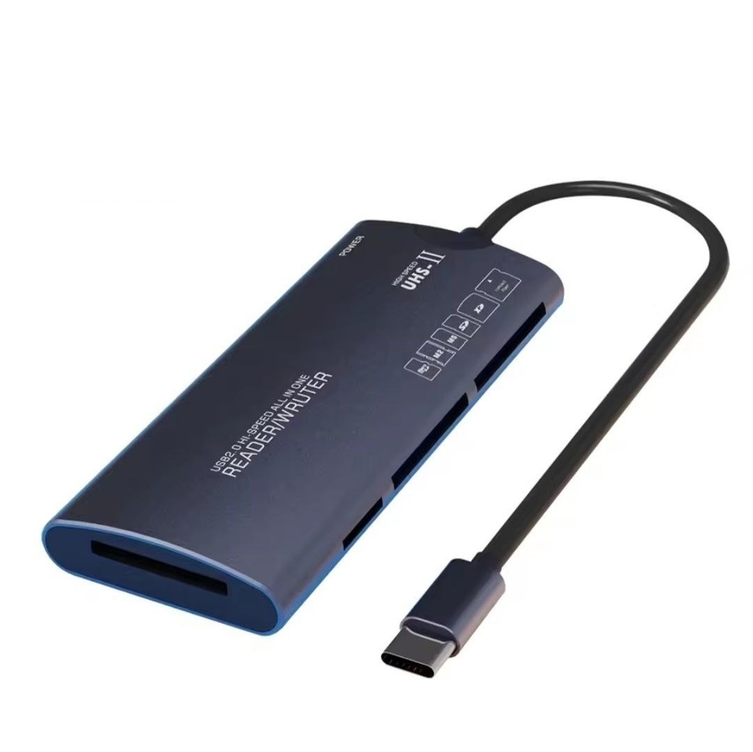 Картридер універсальний для SD/TF/CF/MS — 6-in-1