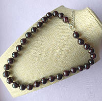 Намисто Гранат 12 мм 45 см Подовжувач