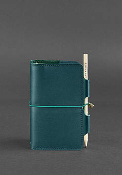 Шкіряний блокнот BlankNote 3.0 Темно-зелений (BN-SB-3-malachite)