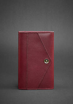 Шкіряний блокнот BlankNote 2.0 Бордовий (BN-SB-2-St-vin)