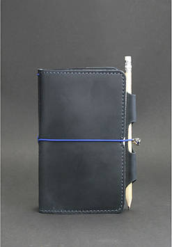 Шкіряний блокнот BlankNote 3.0 Нічне небо Темно-синій (BN-SB-3-mi-nn)