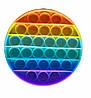 Іграшка-антистрес Pop It нескінченна пупирка Райдужний круг (hub_c760m4), фото 3