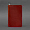 Шкіряний блокнот (софт-бук) 8.0 на гумці червоний крас BlankNote, фото 4