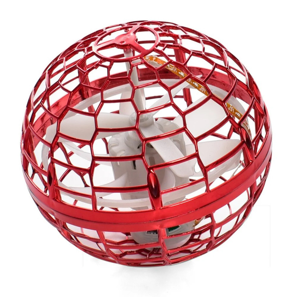 Летюча куля-спінер Flynova pro Bambi 368FN зі світлом Червоний, фото 1