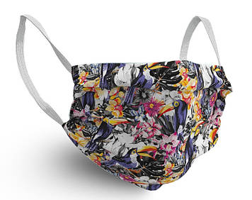 Маска для обличчя Geronimo toucan 3030 One size Різнобарвний (3800999007946)