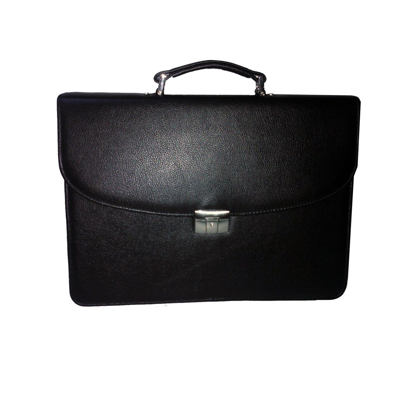 Портфель для документів малий із натуральної шкіри Доріжка Чорна (7226-1), фото 1