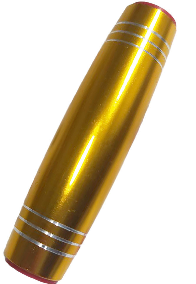 Антистрес-іграшка для дорослих і дітей Mokuru 10 х 2,8 х 2,4 см Золотистий (v-11721), фото 1